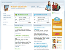 Tablet Screenshot of kvalitni-doucovani.cz